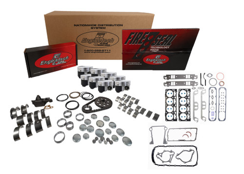 Engine Master Rebuild Kit - Master Chrysler 5.9L 360 Vin 5 Z Magnum With Rect Dish Pistons - Enginetech MKCR360CP