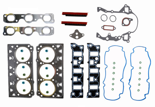 Head Gasket Set - GM Buick 3.8L 3800 Rwd Plenum Gasket Not Incl - With Head Bot - Enginetech B3.8HS-CWB