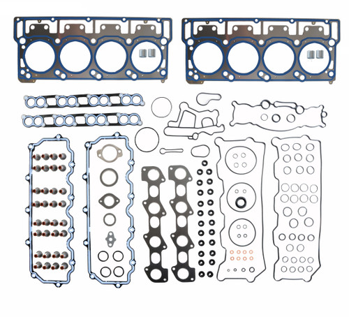 Head Gasket Set - Ford 6.0L 365 Diesel Powerstroke Mls Head Gaskets - W/ Head Bolts - Enginetech F365HS-AWB