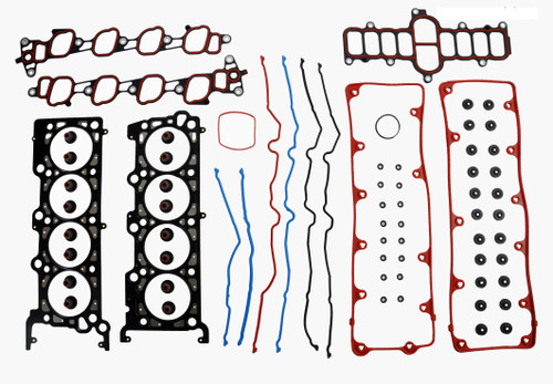 Head Gasket Set - Ford 4.6L 281 SOHC Head Set Mls Replaces F281HS-T & -U - W/ Head Bolts - Enginetech F4.6HS-AWB
