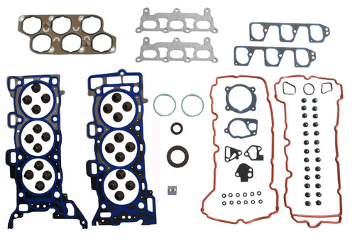Head Gasket Set - GM Saturn 3.6L 217 DOHC 24V Mls Head Gaskets - W/ Head Bolts - Enginetech GM217HS-RWB