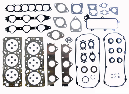 Head Gasket Set - Chrysler Mitsubishi 3.0L SOHC 24V 6G72 Mls Head Gaskets - W/ Head Bolts - Enginetech MI3.0HS-DWB