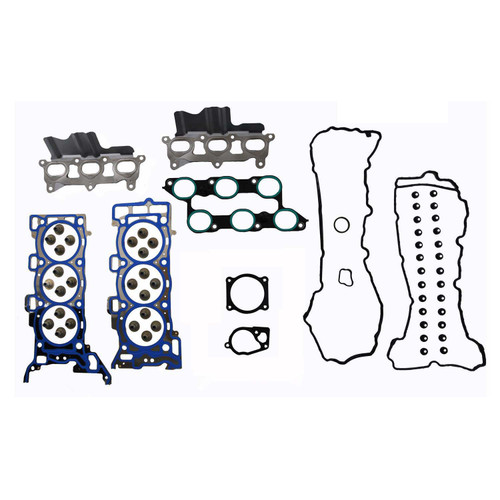 Full Gasket Set - GM Saturn 3.6L 217 DOHC 24V Mls Head Gaskets Hs & Cs Kit - Enginetech GM217K-8