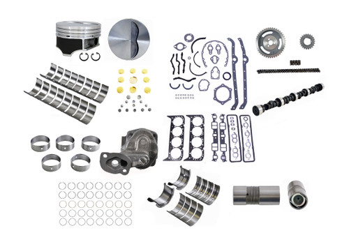 Engine Master Rebuild Kit - HP Kit Chevrolet 400 With Hyd Flat Lifters 5.7" Rod - Enginetech HPK400