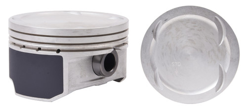 Piston Set - Hyundai Kia 2.4L 2359 DOHC Dish Top - Enginetech P4163(4)