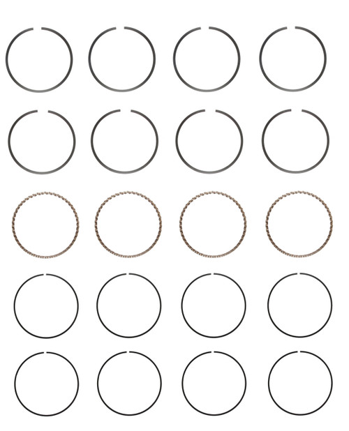Piston Ring Set - Toyota 1.5L 3E 3EE - Enginetech C73134