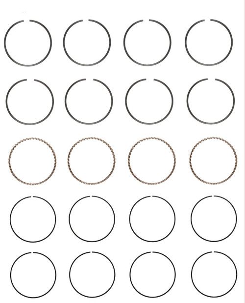 Piston Ring Set - Hon 2.0L Bs A20A1 Bt A20A3 - Enginetech C82714