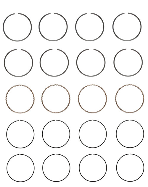 Piston Ring Set - Mazda Ford 1.8L Bp - Enginetech C83334