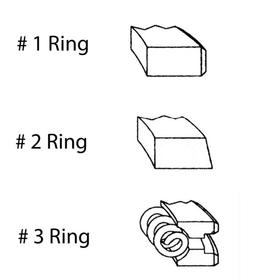 Piston Ring Set - Toyota 2.0L 3SFE - Enginetech C86154