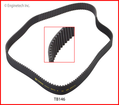 1988 Mazda 929 3.0L Engine Timing Belt TB146 -1