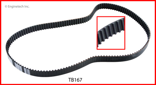 1993 Plymouth Laser 2.0L Engine Timing Belt TB167 -30
