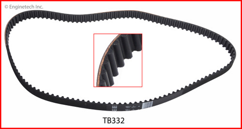 2006 Mitsubishi Lancer 2.4L Engine Timing Belt TB332 -14