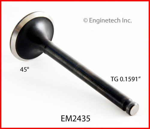 1990 Mitsubishi Eclipse 1.8L Engine Exhaust Valve EM2435 -1