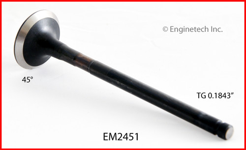 1986 Toyota Corolla 1.6L Engine Exhaust Valve EM2451 -3