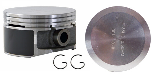 Piston and Premium Ring Kit - GM 2.4L 146 - Enginetech K3065(4)P