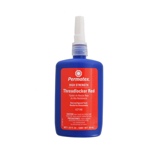 High Strength Red Threadlocker - 36 ml. Bottle. - Enginetech PX27140