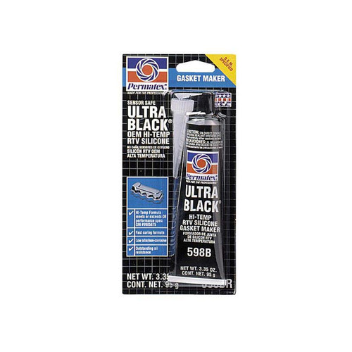 Black RTV Silicone Gasket Maker - 3.35 oz. Tube. - Enginetech PX82180