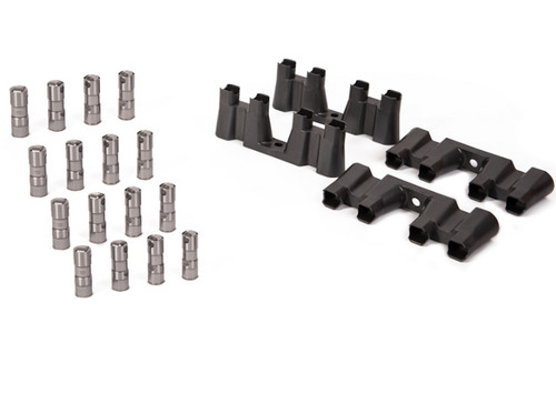 Hydraulic Roller Lifters and Guide Kit - GM Chevrolet AM General Hummer Isuzu 4.1L 4.3L 4.5L 4.9L 5.0L 5.3L 5.7L 6.0L 6.2L 7.0L - EngineTech LG2281K-16