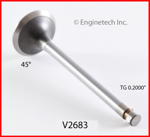 1991 Pontiac Grand Prix 3.4L Engine Exhaust Valve V2683 -3