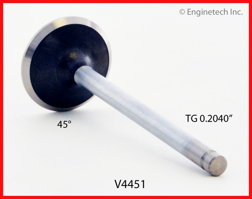 2007 Chevrolet Trailblazer 6.0L Engine Exhaust Valve V4451 -14