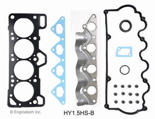 1995 Hyundai Scoupe 1.5L Engine Cylinder Head Gasket Set HY1.5HS-B -7