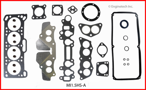 1991 Hyundai Scoupe 1.5L Engine Gasket Set HY1.5K-1 -4