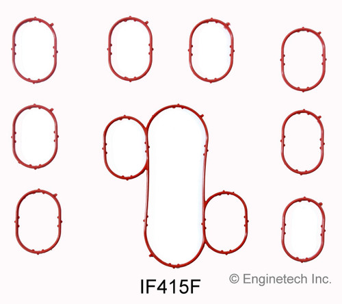 2000 Ford F-450 Super Duty 6.8L Engine Fuel Injection Plenum Gasket IF415F -6