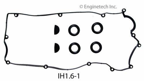 2010 Hyundai Accent 1.6L Engine Valve Cover Gasket IH1.6-1 -6
