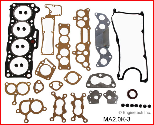 1987 Mazda B2000 2.0L Engine Gasket Set MA2.0K-3 -2
