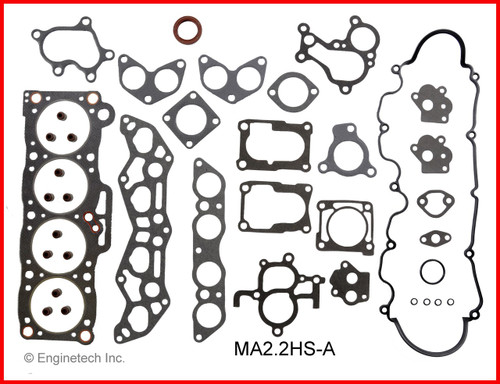 1988 Mazda 626 2.2L Engine Cylinder Head Gasket Set MA2.2HS-A -1