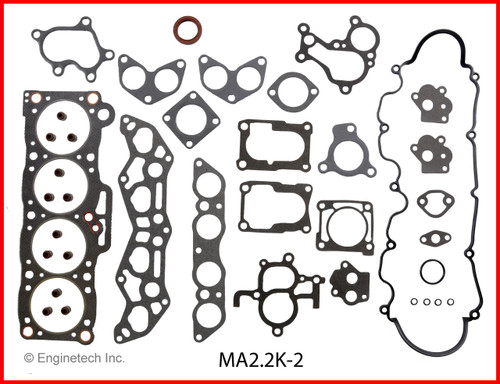 1990 Mazda MX-6 2.2L Engine Gasket Set MA2.2K-2 -8