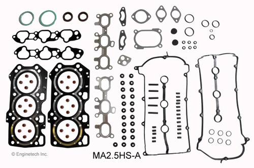 1998 Mazda 626 2.5L Engine Cylinder Head Gasket Set MA2.5HS-A -17