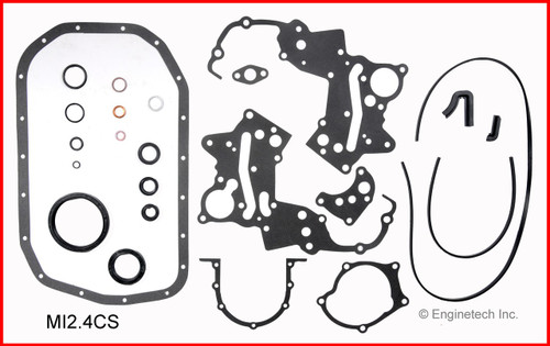 1989 Hyundai Sonata 2.4L Engine Gasket Set MI2.4K-2 -6