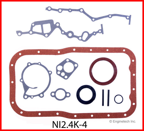 1987 Nissan Pathfinder 2.4L Engine Gasket Set NI2.4K-4 -7