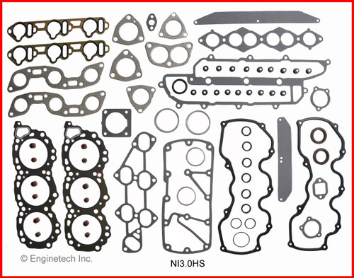 1990 Infiniti M30 3.0L Engine Cylinder Head Gasket Set NI3.0HS -6