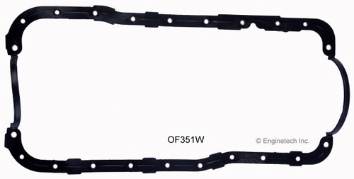 1987 Ford E-250 Econoline 5.8L Engine Oil Pan Gasket OF351W -4