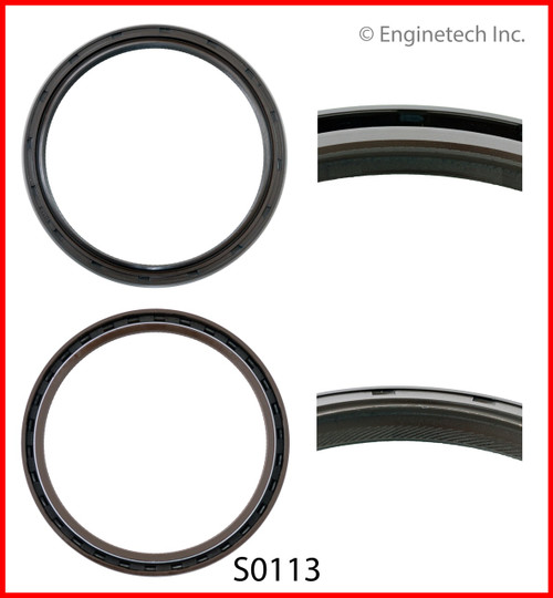 1993 GMC K2500 Suburban 7.4L Engine Crankshaft Seal S0113 -57