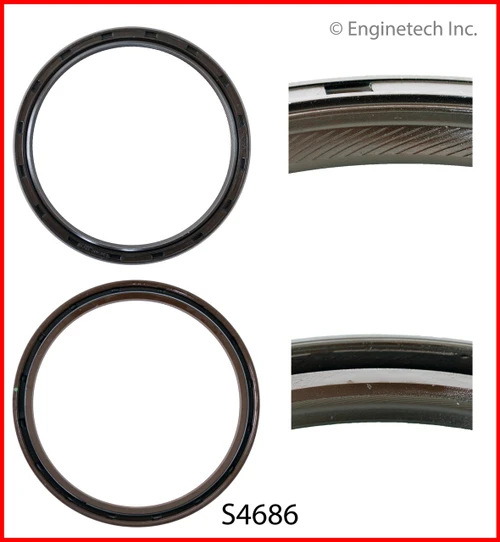 1989 Ford E-150 Econoline Club Wagon 5.0L Engine Crankshaft Seal S4686 -220