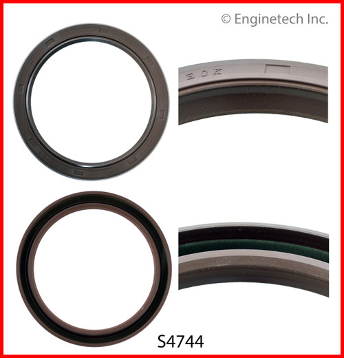 1990 Toyota Pickup 2.4L Engine Crankshaft Seal S4744 -42