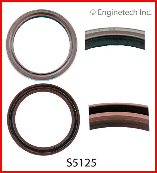 1986 Chevrolet Astro 2.5L Engine Crankshaft Seal S5125 -76