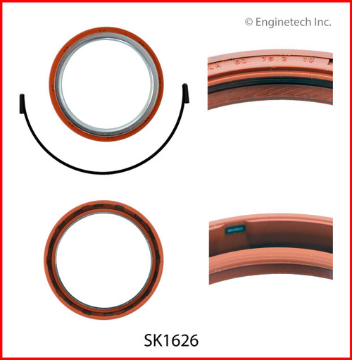 2007 Ford Mustang 4.0L Engine Crankshaft Seal SK1626 -67