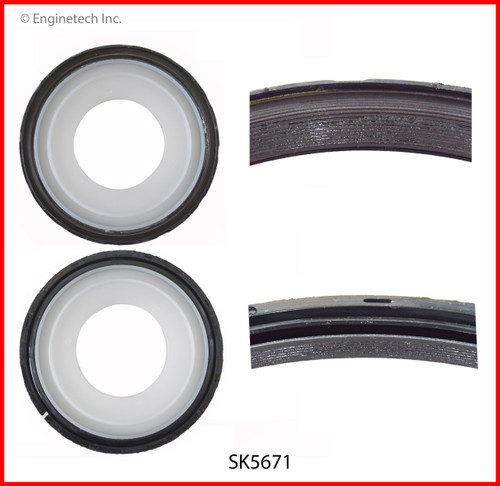 2010 GMC Savana 3500 6.0L Engine Crankshaft Seal SK5671 -574