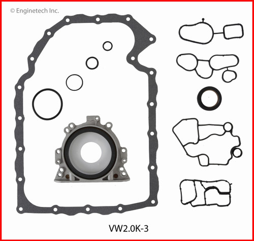 2008 Audi A4 Quattro 2.0L Engine Gasket Set VW2.0K-3 -24 2008 Audi A4 Quattro 2.0L Engine Gasket Set VW2.0K-3 -24