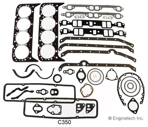 1985 Chevrolet G20 5.7L Engine Gasket Set C350 -1054