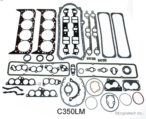 1988 Chevrolet C3500 5.7L Engine Gasket Set C350LM -86