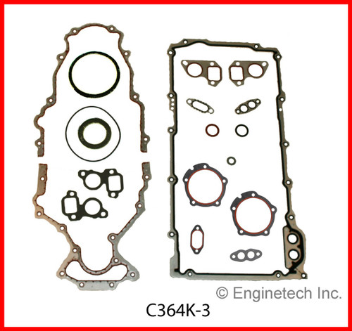 2008 Saab 9-7x 6.0L Engine Gasket Set C364K-3 -4