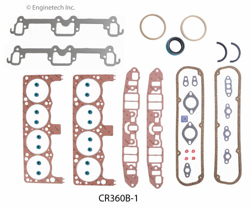 1992 Dodge W350 5.9L Engine Gasket Set CR360B-1 -11