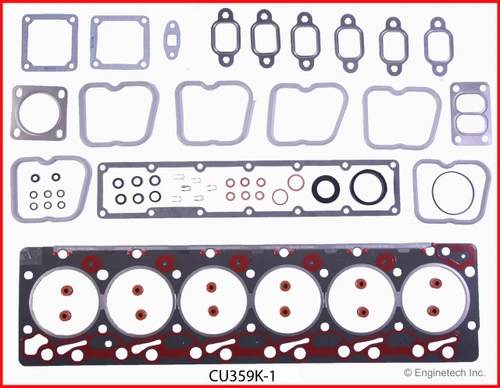 1989 Dodge W250 5.9L Engine Gasket Set CU359K-1 -3