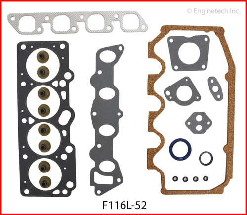 1993 Mercury Tracer 1.9L Engine Gasket Set F116L-52 -5