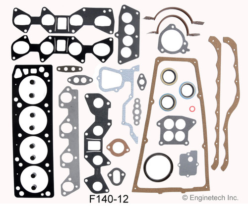 1985 Mercury Capri 2.3L Engine Gasket Set F140-12 -35